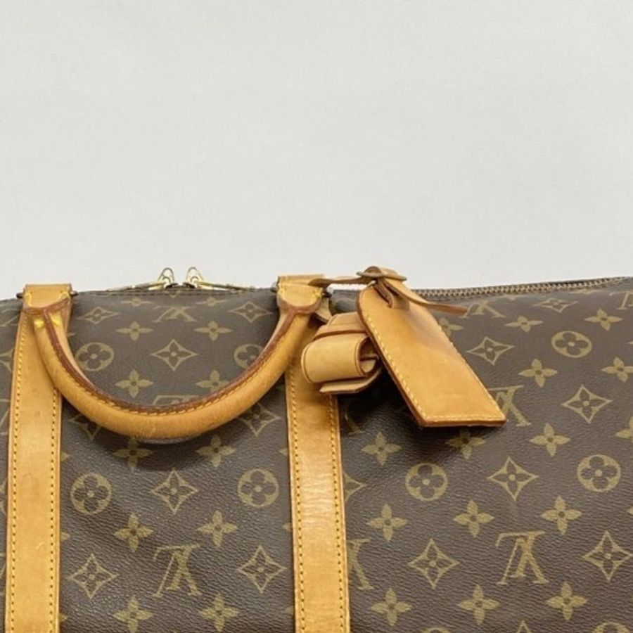 【配件齊全💝】Louis Vuitton Keepall55經典旅行袋|隨身行李✦fufu style 精品✦ 時尚單品|二手名牌包|旅行袋.登機包.旅行包-37