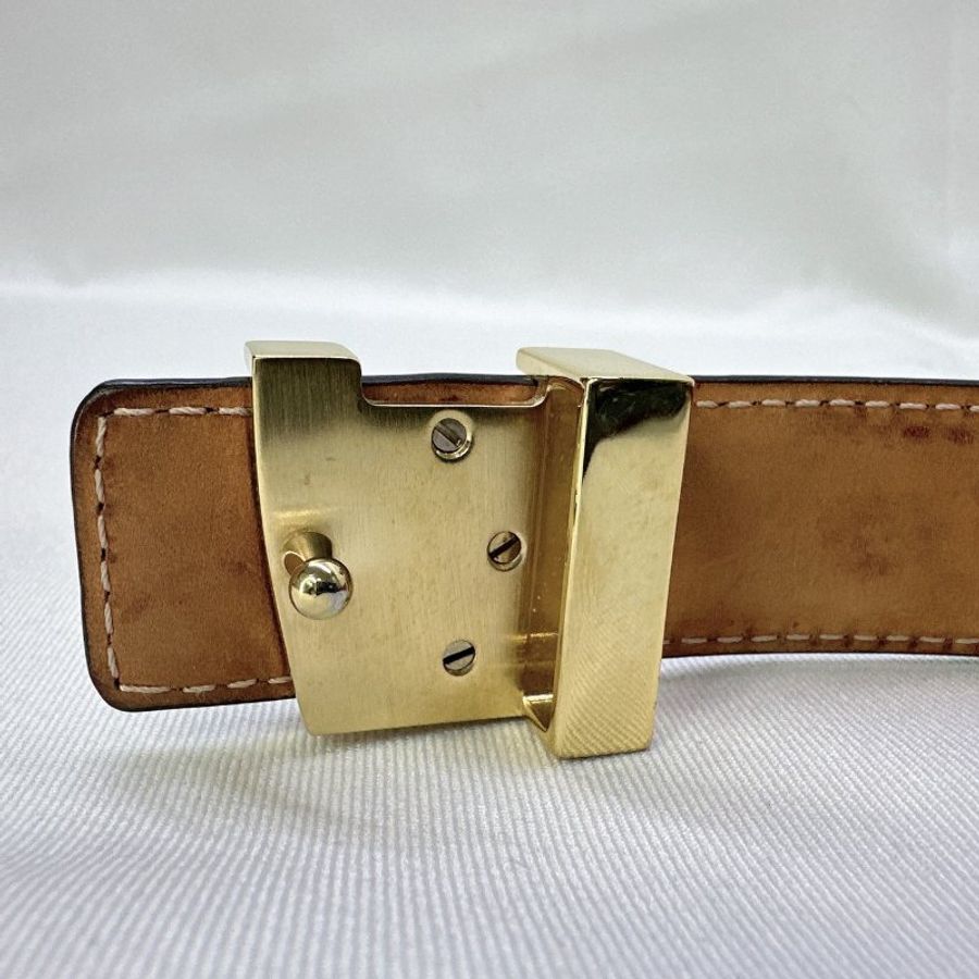 LV Monogram字母老花皮帶-6
