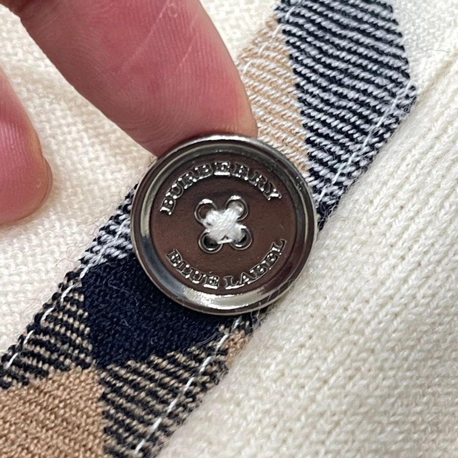 BURBERRY 藍標 銀扣口袋羊毛戰馬口袋上衣-2