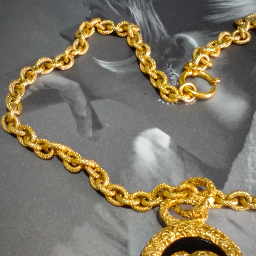 超級好成色 Chanel Vintage熔岩項鍊-15