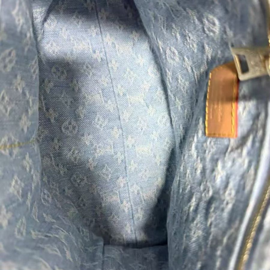 Lv Sky Denim系列 Let go 小號 夏季淺色系丹寧 牛仔藍色 配件塵袋盒子購證-6
