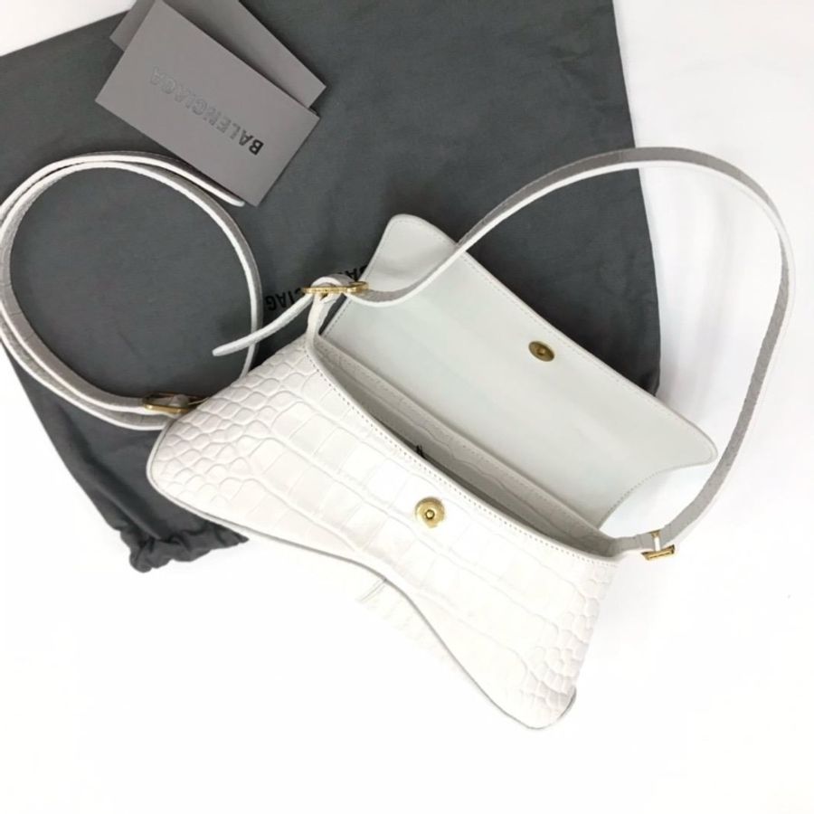Balenciaga Flap white bag-3