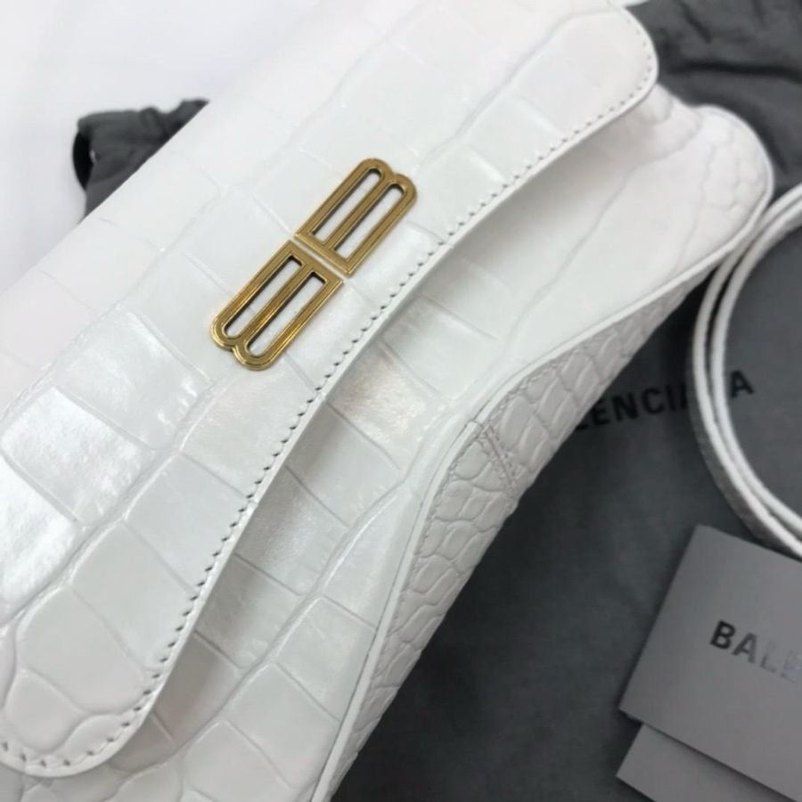 Balenciaga Flap white bag-4