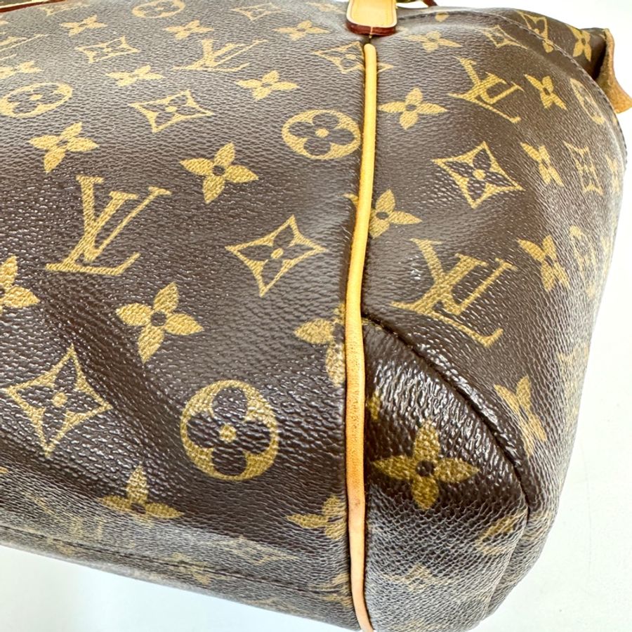 LV原花金釦TOTALLY PM雙口袋肩背包M56688-9