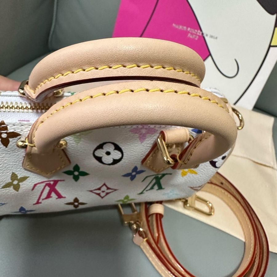 全新帶票現貨秒發 speedy nano白三彩 LV x Takashi-4