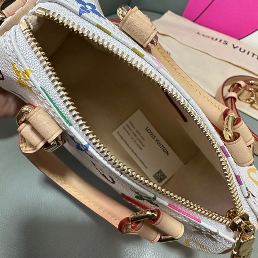 全新帶票現貨秒發 speedy nano白三彩 LV x Takashi-5