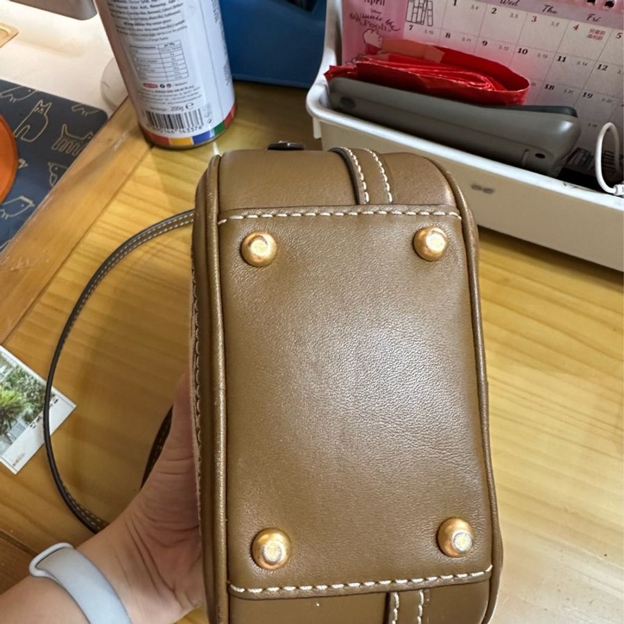 Tory Burch T Monogram 緹花圓餅包 單肩斜跨包-3