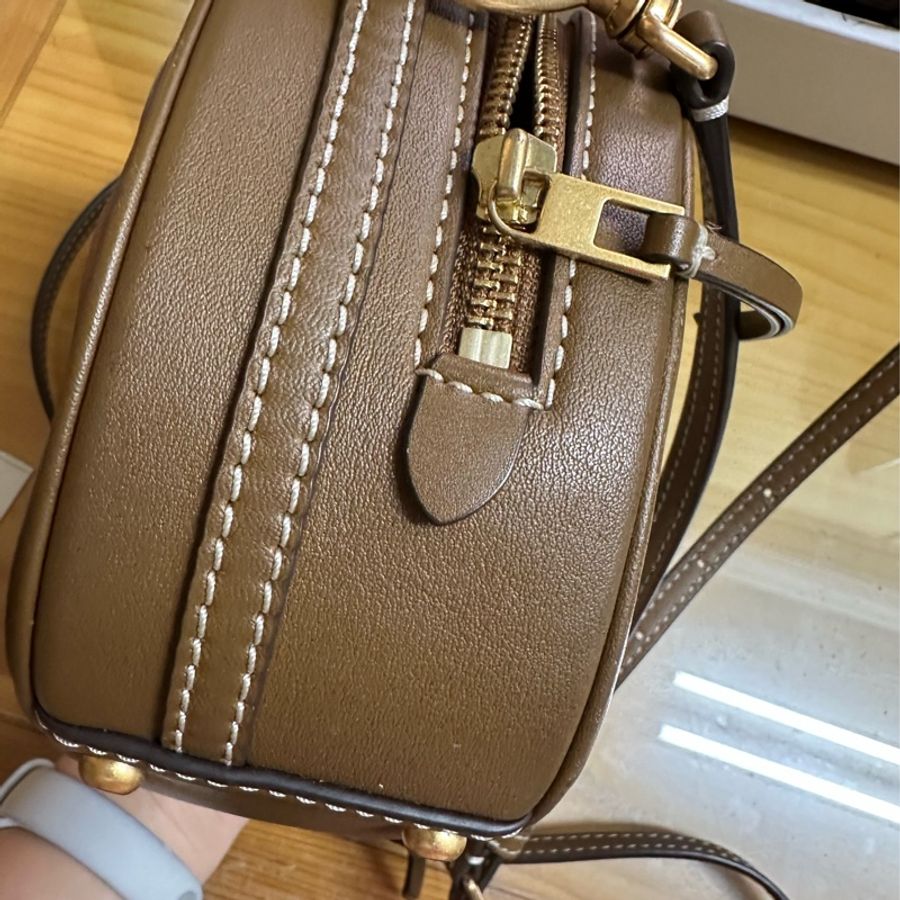 Tory Burch T Monogram 緹花圓餅包 單肩斜跨包-12