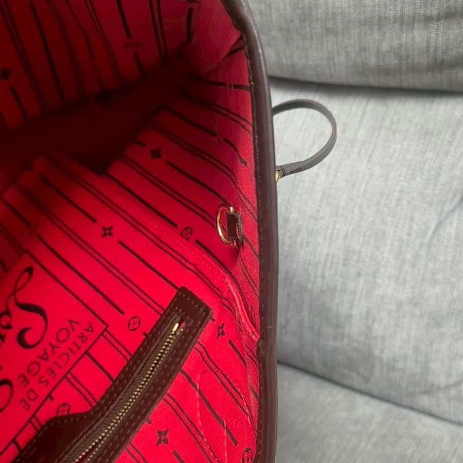 🩵Louis Vuitton Neverfull MM 經典棋盤格🩵 肩背包 /購物包 /托特包/媽媽包-25