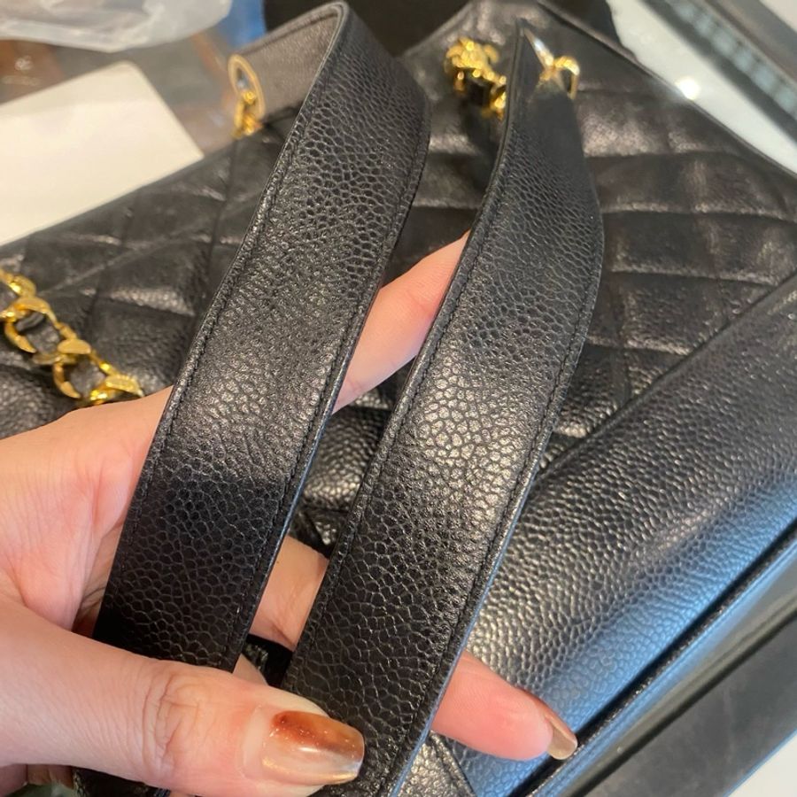 CHANEL 金球鏈條單肩包-8