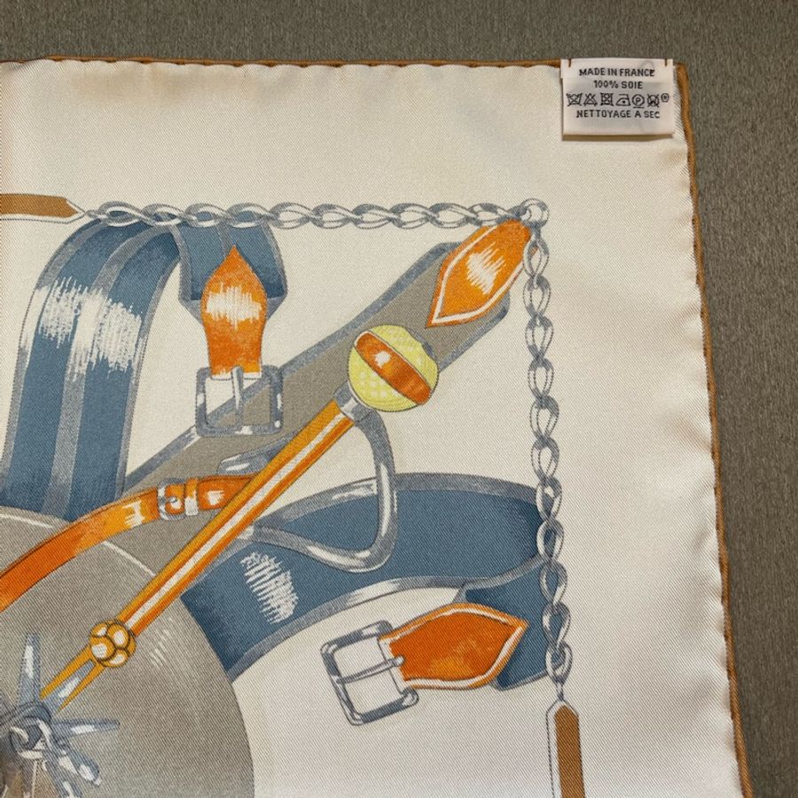 Hermes 90*90 馬兒絲巾-4