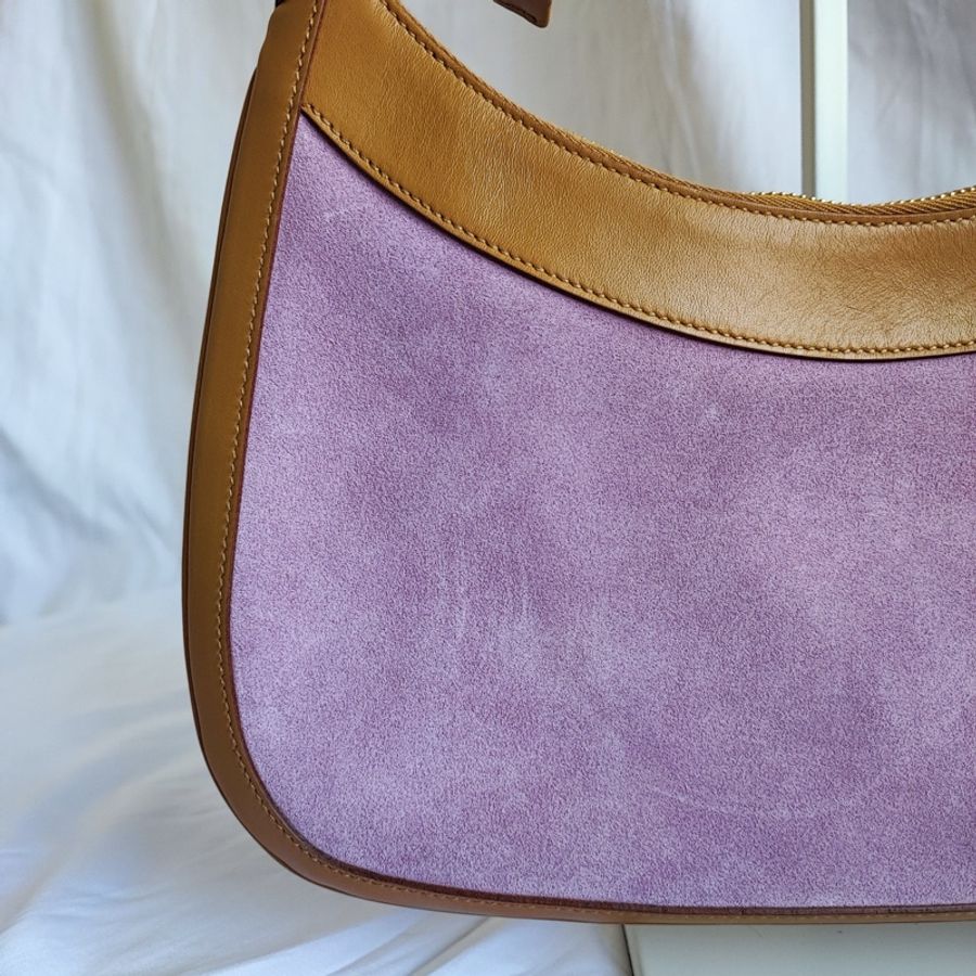 GUCCI Jackie Shoulder Bag 麂皮 腋下包 肩背包-4
