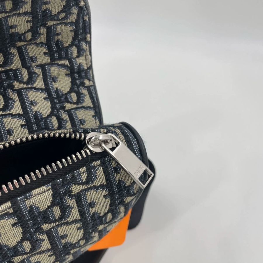 🈶專櫃購證Dior Saddle刺繡老花馬鞍包 芯片款 全配99🆕-40