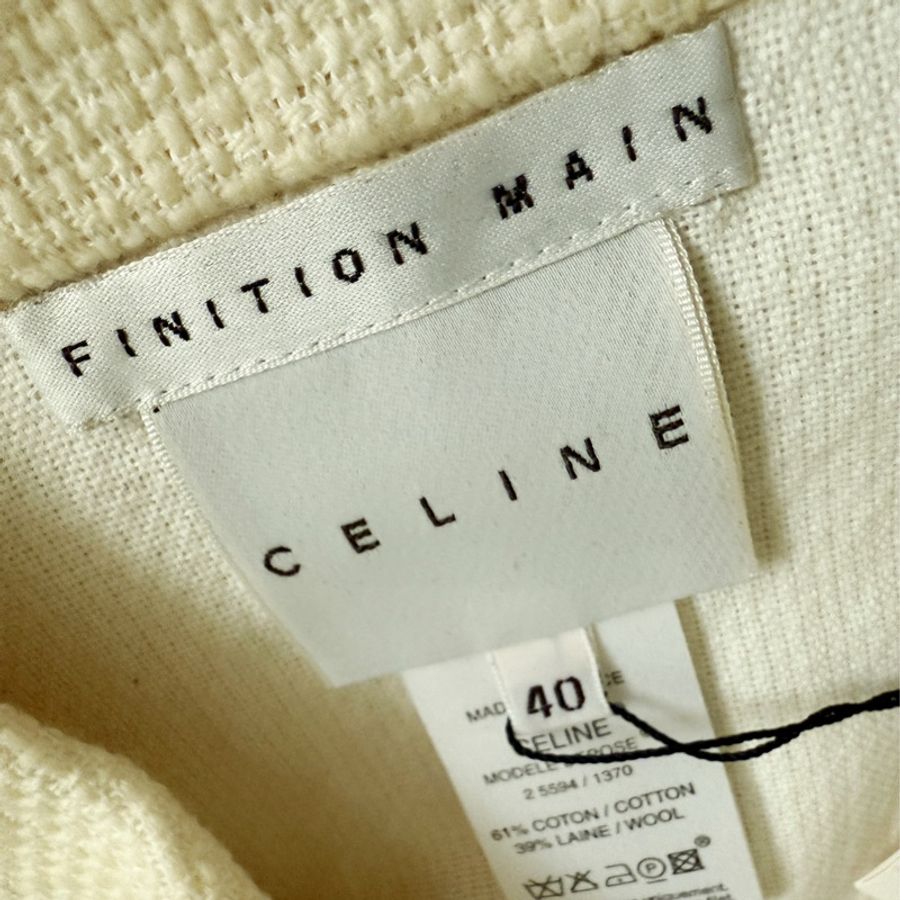 🍒CELINE 雙排釦短版八分袖沒穿過閒置外套size:40/2F250503-1-5