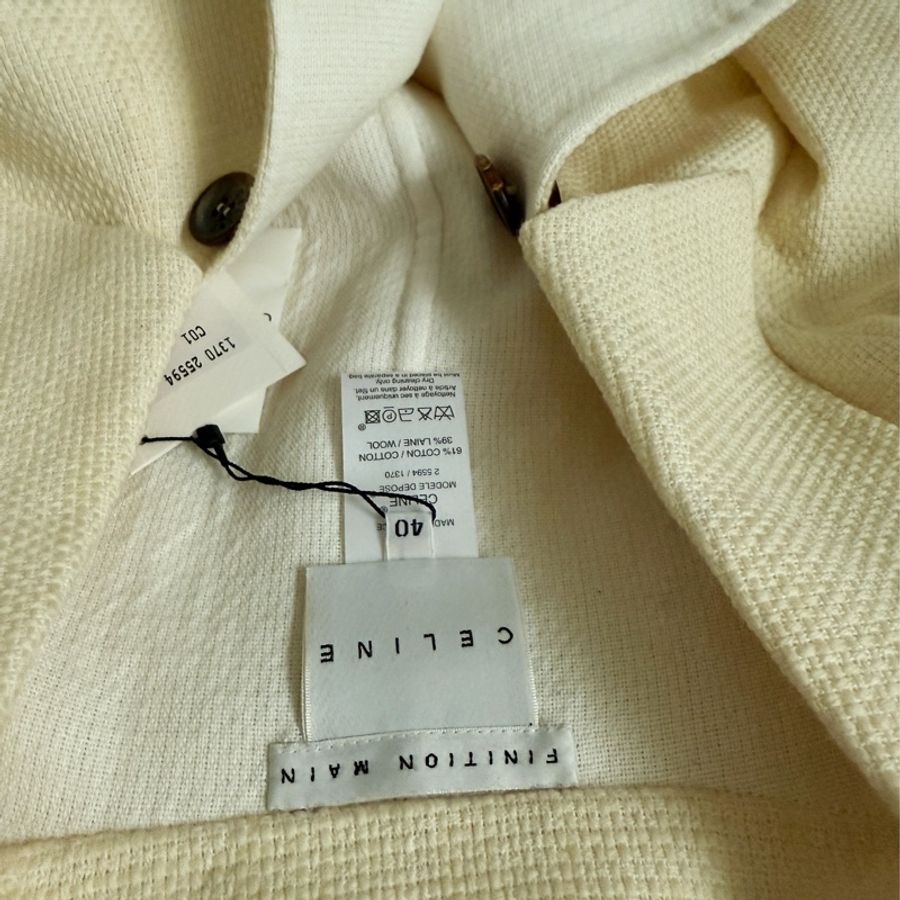 🍒CELINE 雙排釦短版八分袖沒穿過閒置外套size:40/2F250503-1-6