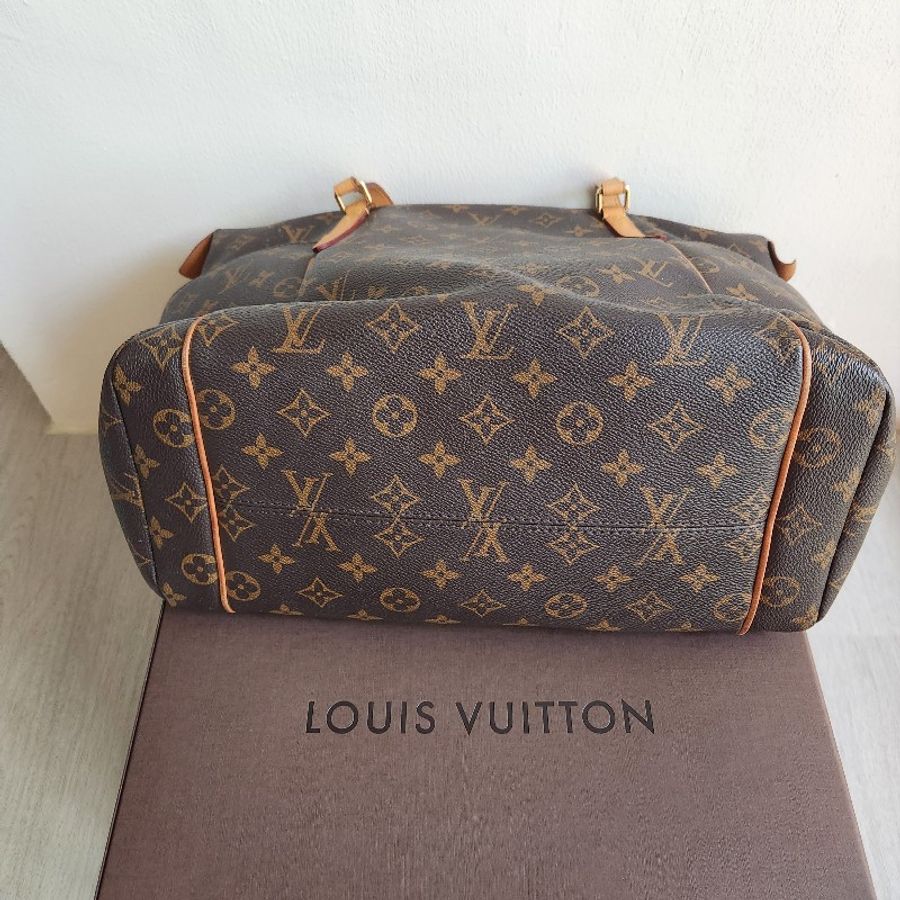 《LOUIS VUITTON》LV老花雙口袋拉鍊肩背包-10