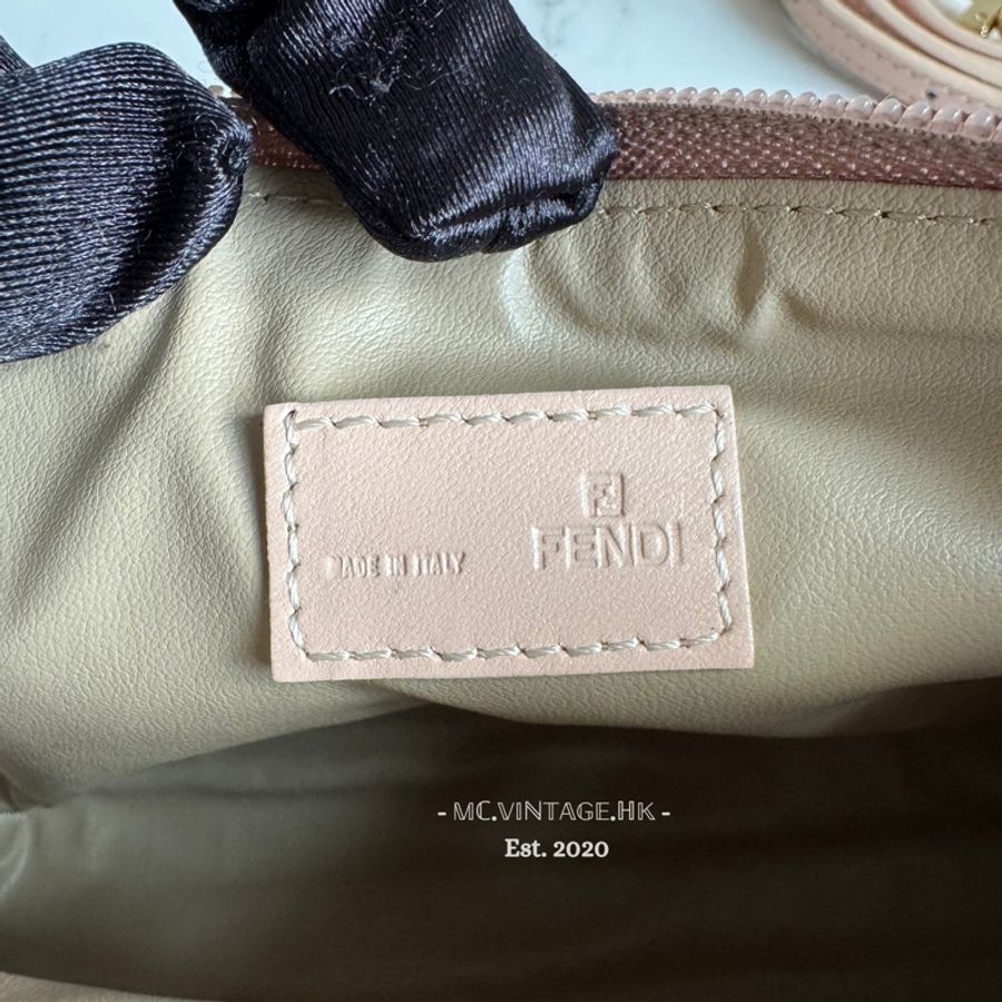 FENDI Zucchino Canvas Pouch 老花 布面 化妝包-22