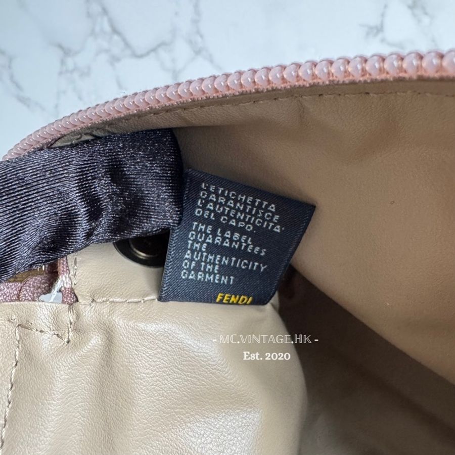 FENDI Zucchino Canvas Pouch 老花 布面 化妝包-25