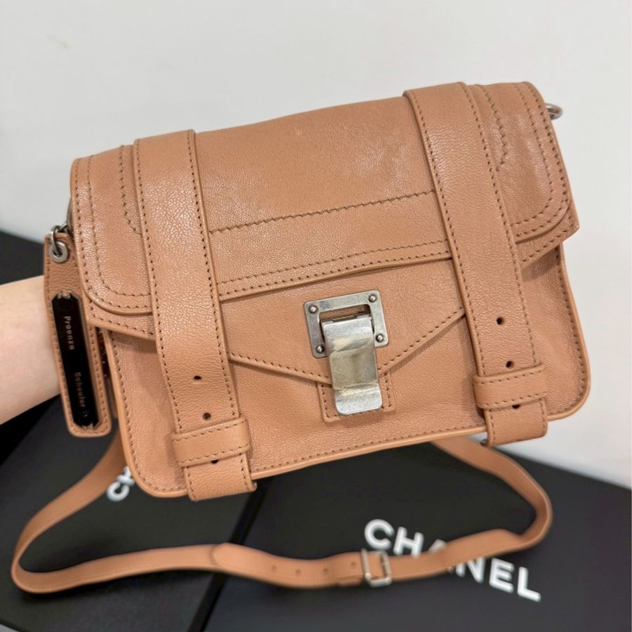 Proenza Schouler Mini PS1 卡其 小書包 肩背包 側背包 斜背包-11