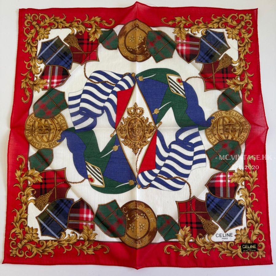 CELINE Scarf 全新 未使用 絲巾 手帕-1