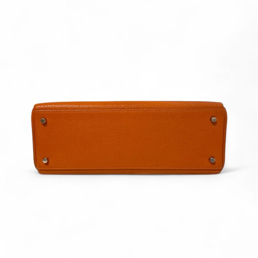 🍒Hermes Orange Fjord Pre-Owned 35kelly /2F250503-2-18
