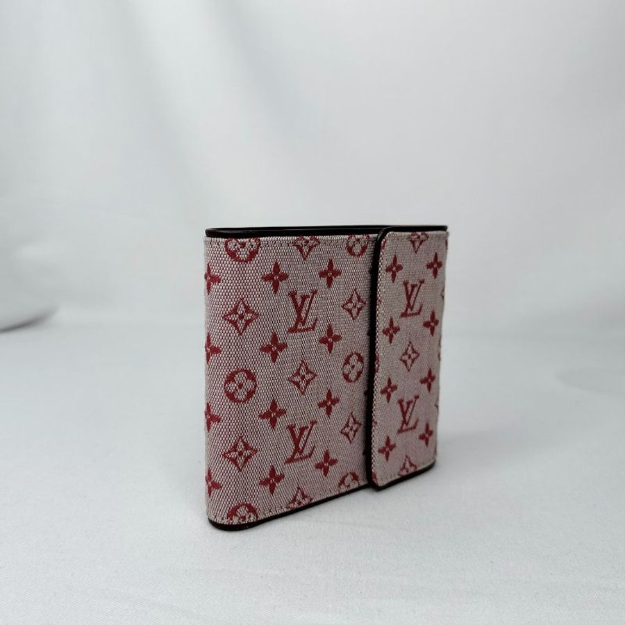 LV 單寧老花帆布短夾-3