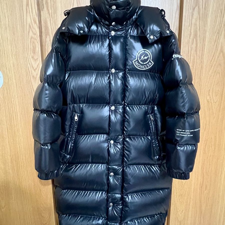 moncler x fragment 藤原浩聯名 長版羽絨 義大利製 全新二手 XS版型偏大-0