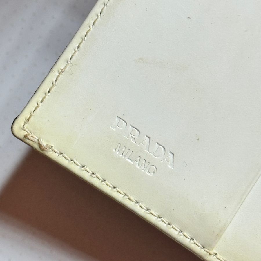 PRADA 中古三折短夾 & PRADA機器人🤖鑰匙圈-64