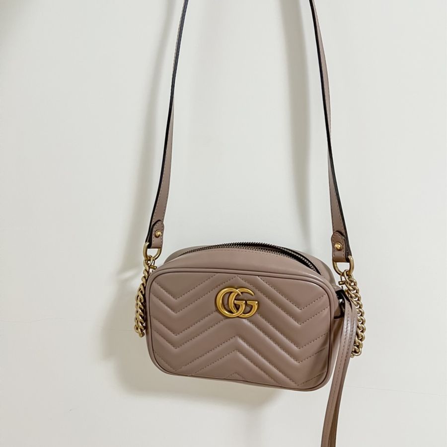極新Gucci GG Marmont mini 相機包 肩背 斜背 18公分-1