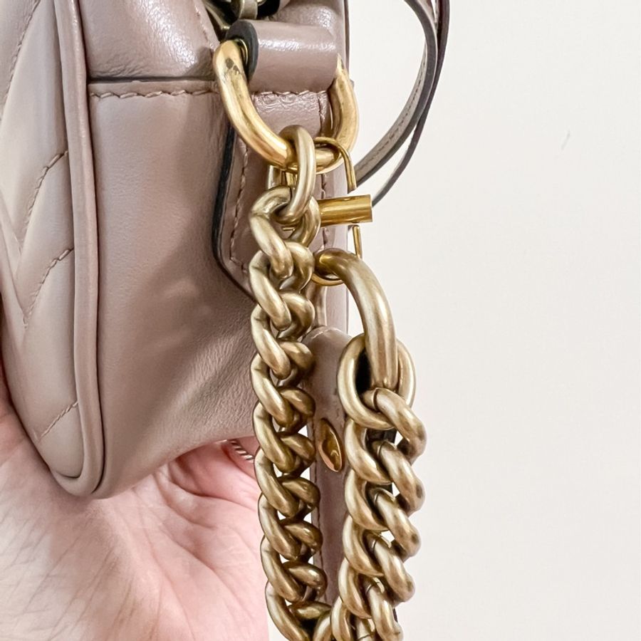 極新Gucci GG Marmont mini 相機包 肩背 斜背 18公分-7