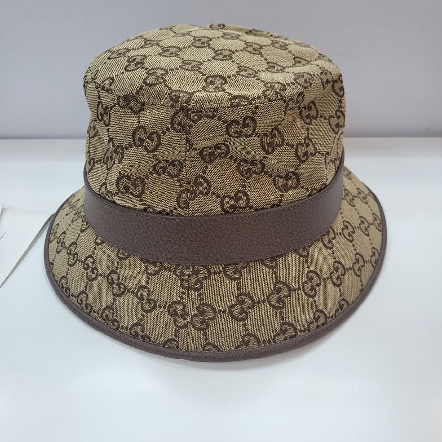 【新品】Gucci GG圖案漁夫帽 M 碼-3