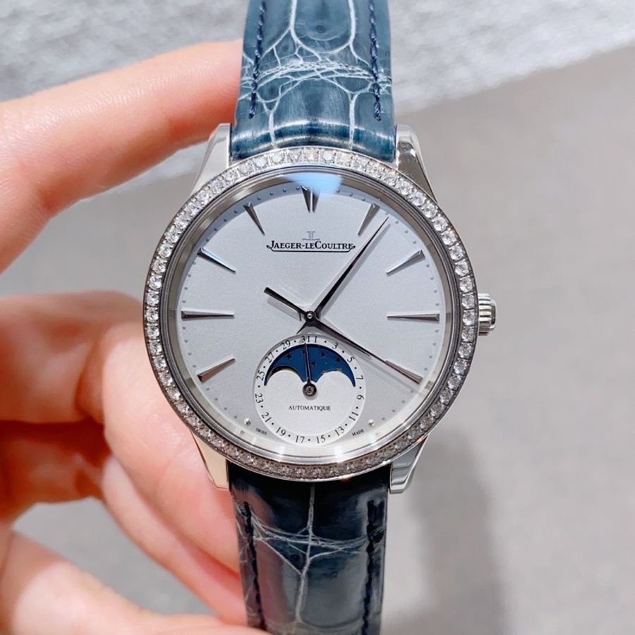 積家約會系列Q1258401精鋼原鑽34mm自動機械女表-0
