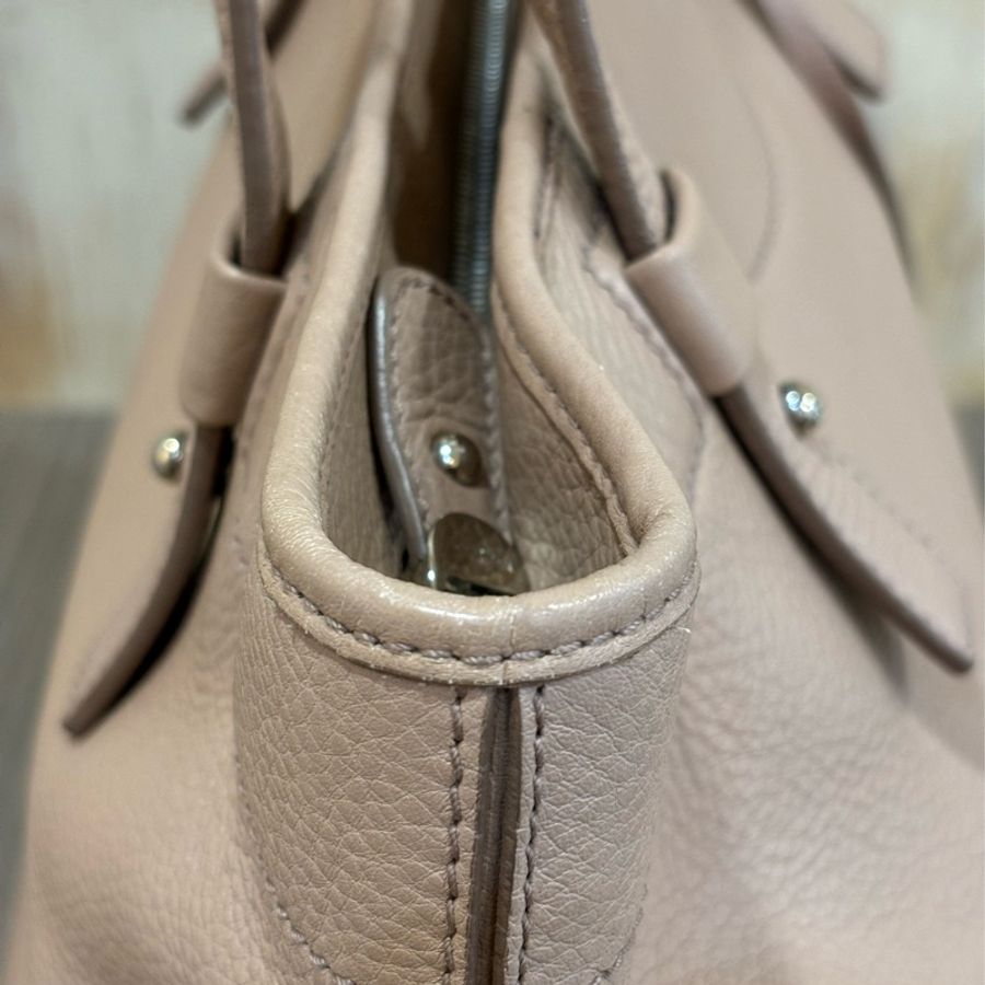 Ferragamo 膚色 裸色 全皮 牛皮 手提包 肩背包 側背包 購物包 托特包-1
