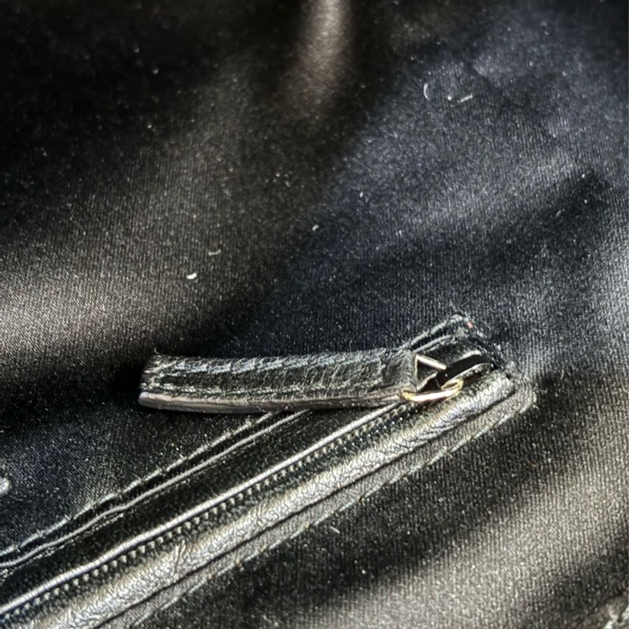 YSL 古銅金 全皮 大 拉鍊 肩背包 購物包 DOWN TOWN 包-16