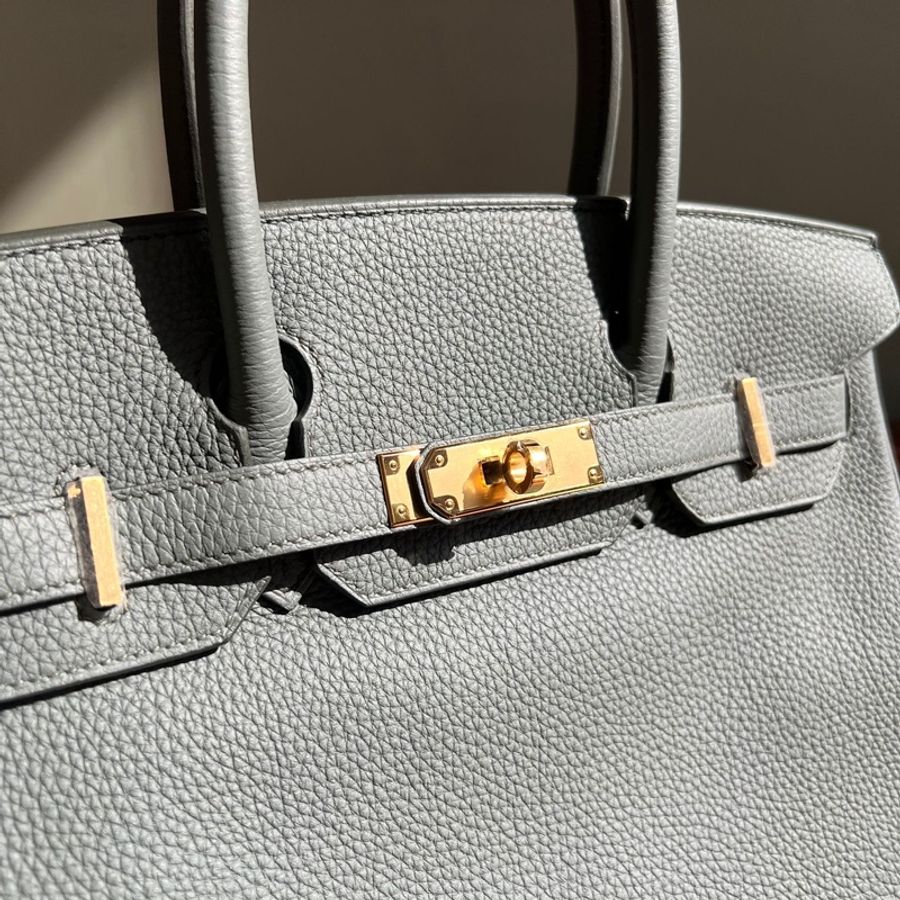 愛馬仕 Birkin 30cm Vert Amande  杏仁綠 Togo ghw 金釦-18