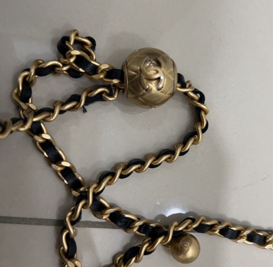 (已驗過)chanel小羊皮金球長盒子-閒置-32