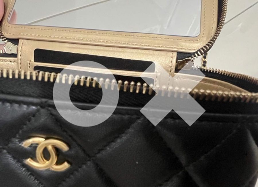 (已驗過)chanel小羊皮金球長盒子-閒置-38
