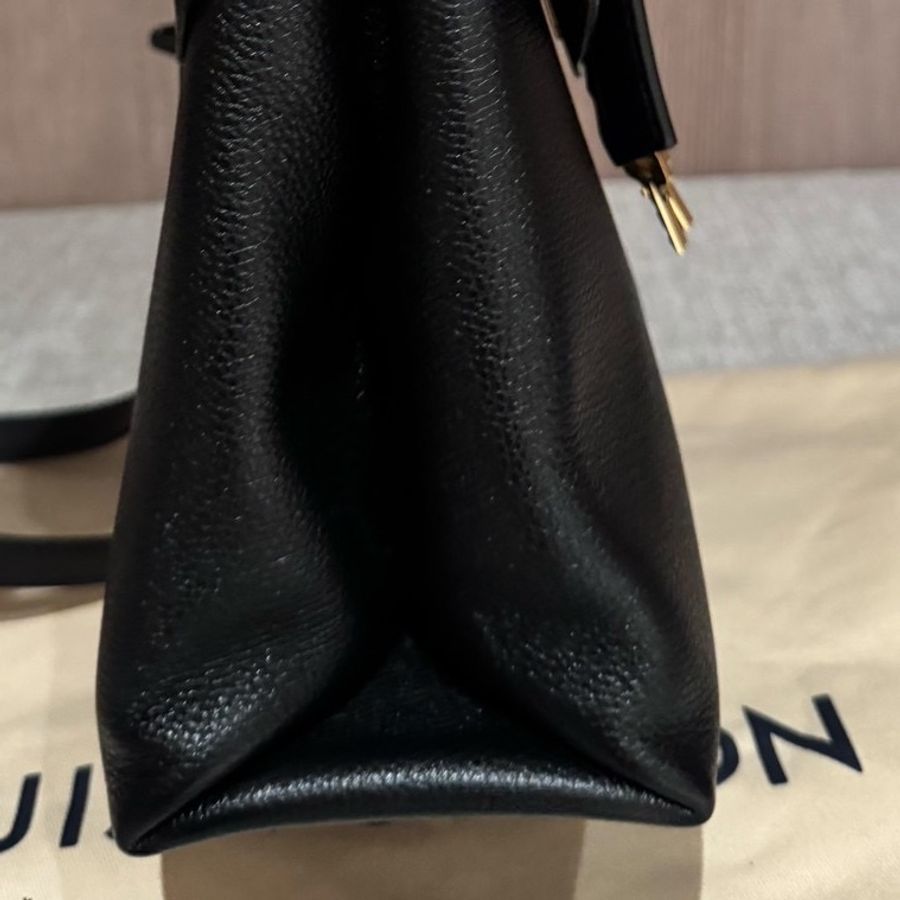 LV rose des vents 風中玫瑰 全皮 黑金 手提包 斜背包 肩背包 側背包 公文包 公事包-38