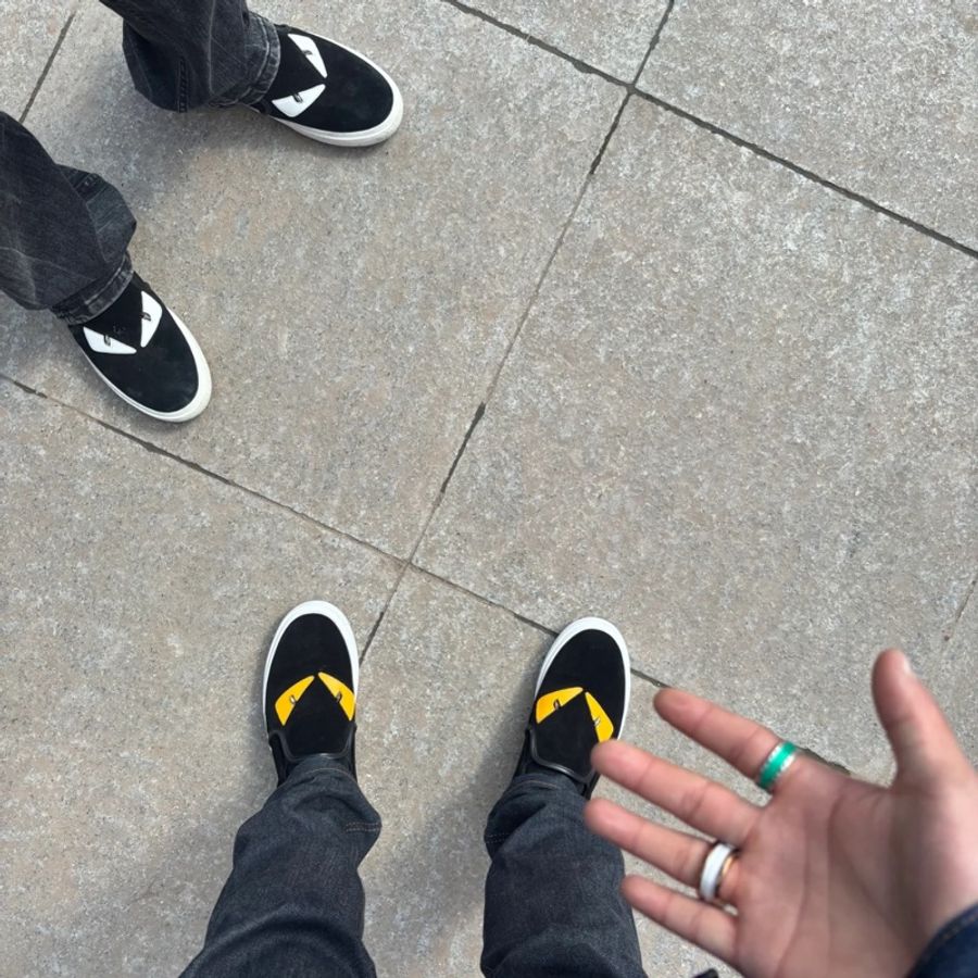 FENDI Sneaker 7E0904 藍底白眼-4