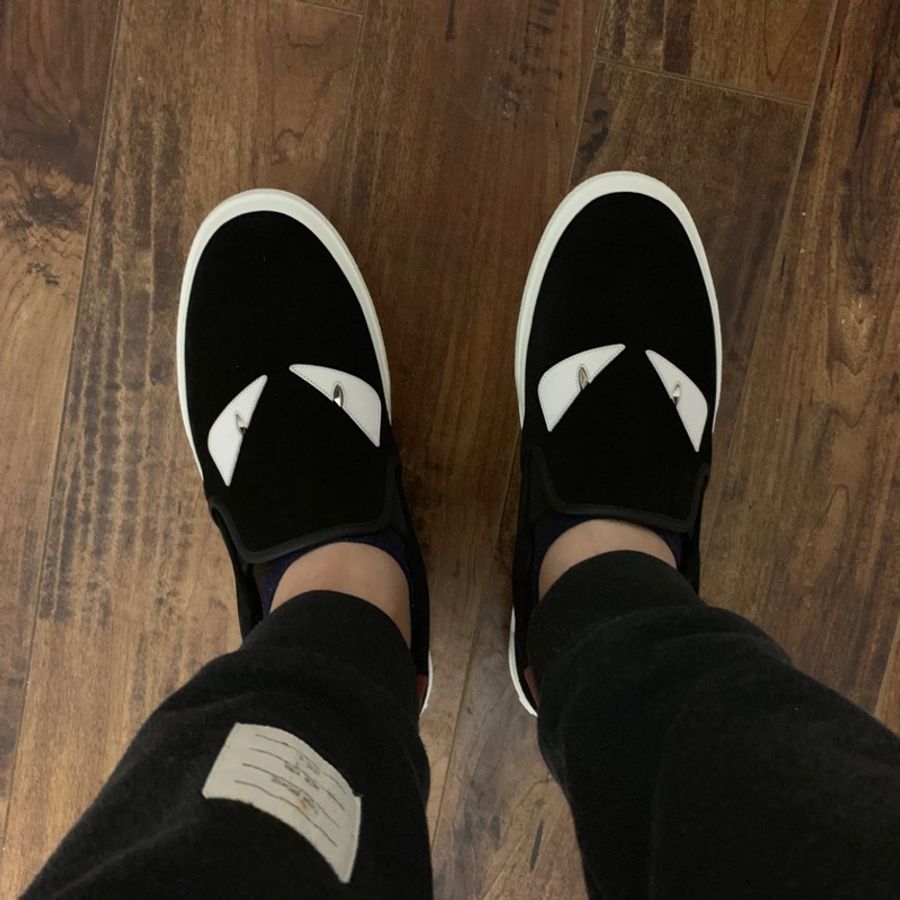 FENDI Sneaker 7E0904 藍底白眼-8