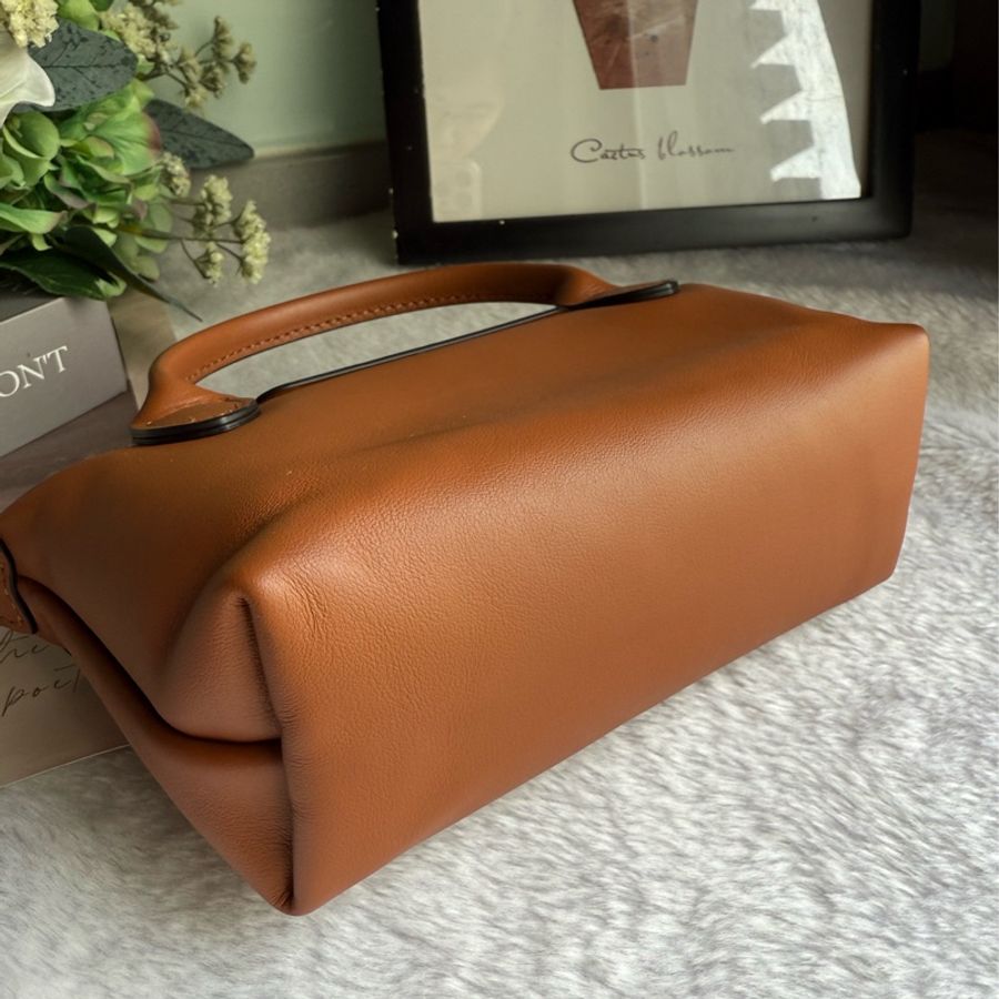 LONGCHAMP Le Pliage Xtra XS 小牛皮迷你二用包(白蘭)-3