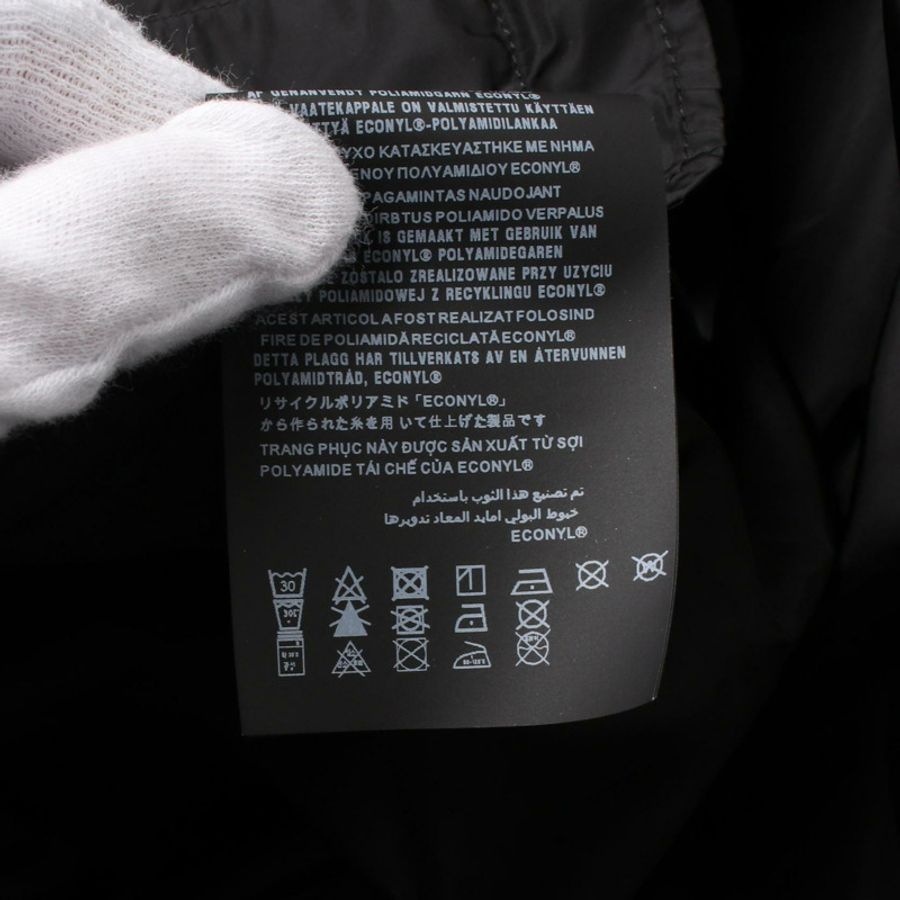 PRADA RE-NYLON 繫帶風衣 尼龍 黑色 二手 女款 #40-5