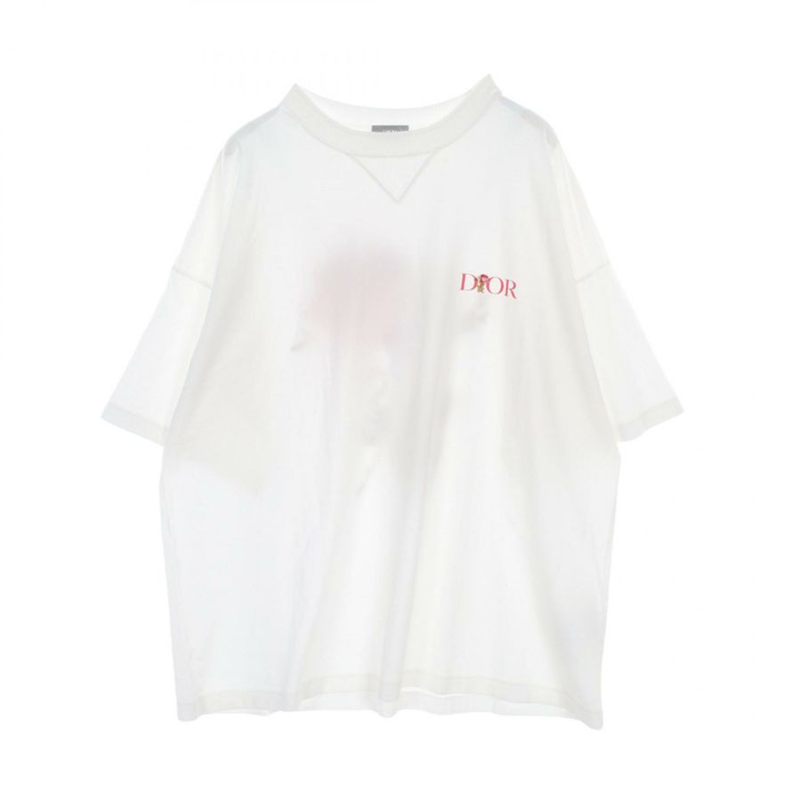 Christian Dior JARDIN T卹 243J685A0677 純棉 白色 二手 男款 #XXL-0