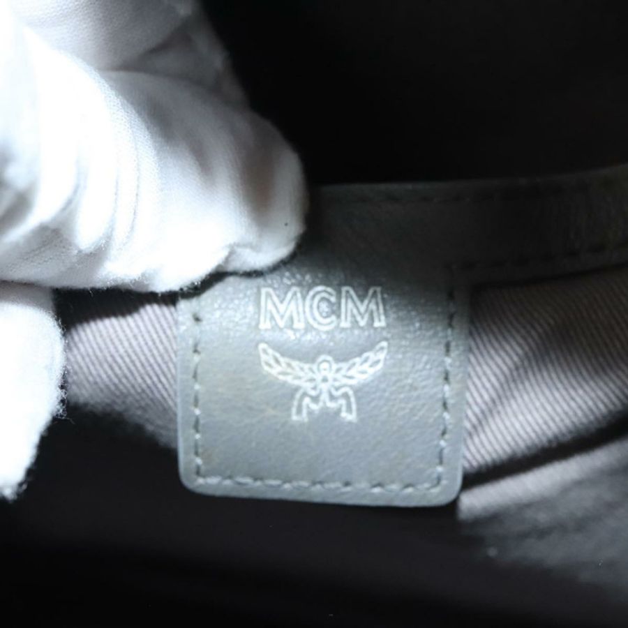 【日本直送】MCM Vicetos Logoogram 背包 PVC 皮革 粉紅色 銀色 正品 118259-20