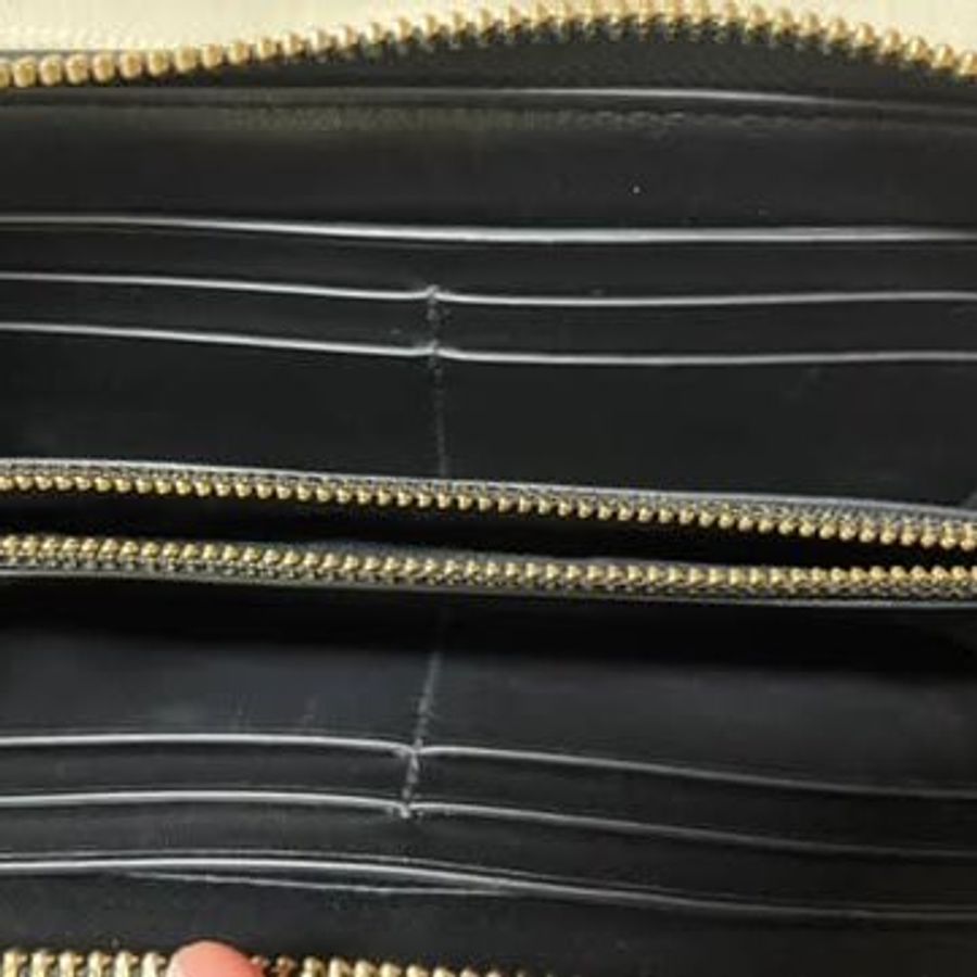 Tory Burch 小羊皮 長夾 有磨損-12