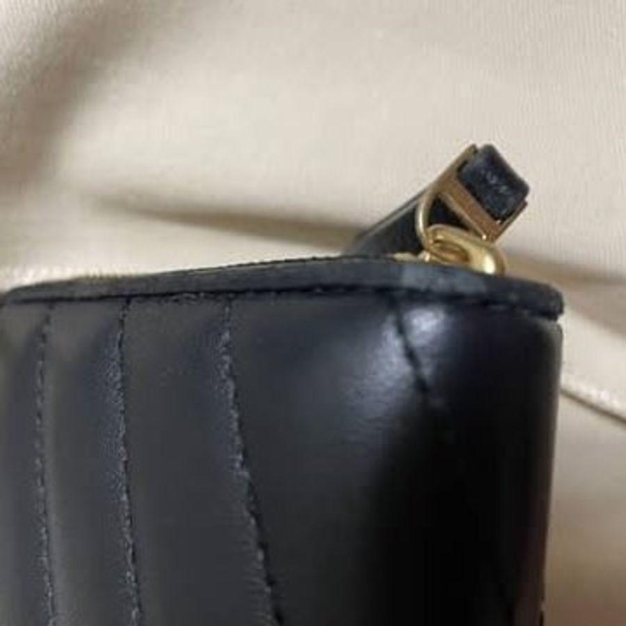 Tory Burch 小羊皮 長夾 有磨損-15