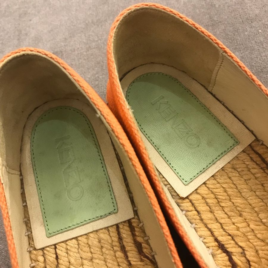 KENZO ESPADRILLES 2ES180 淡橙色-11