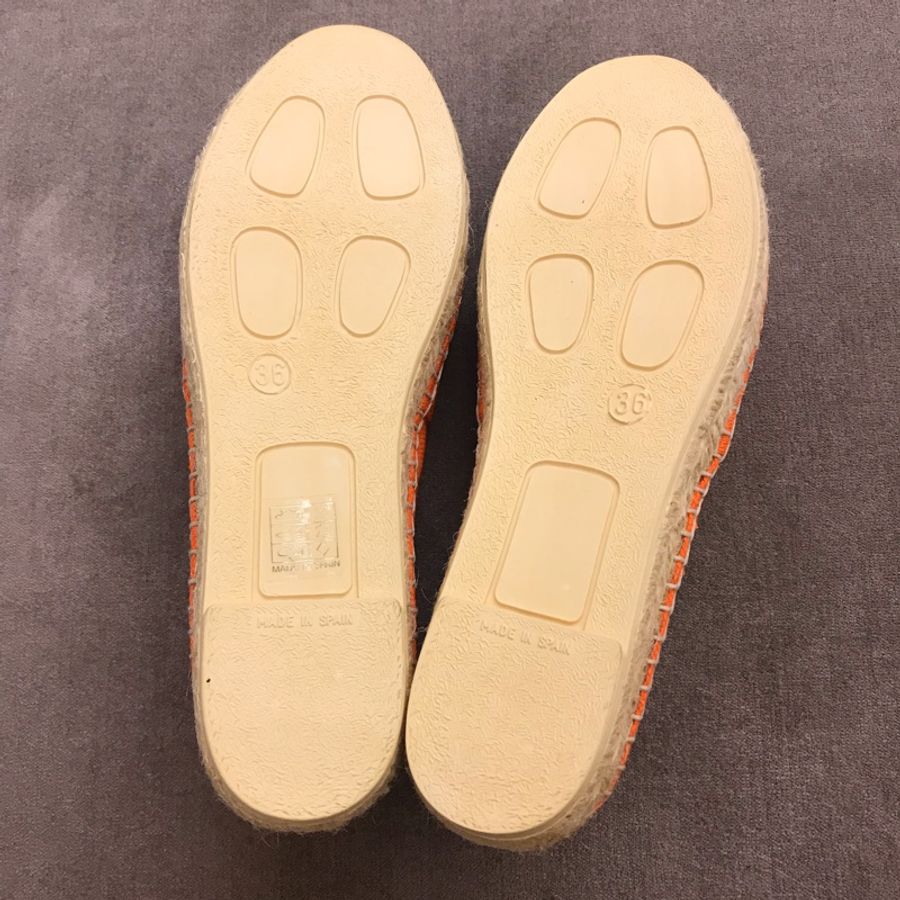 KENZO ESPADRILLES 2ES180 螢光橙色-8
