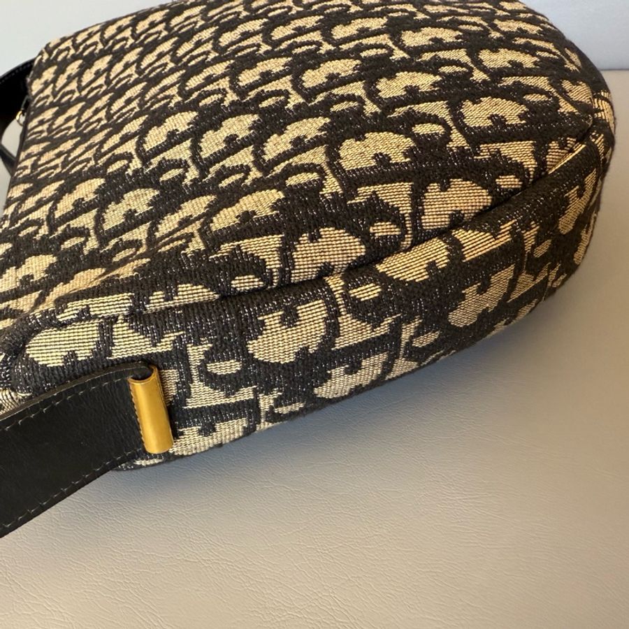 CHRISTIAN DIOR VINTAGE OBLIQUE luna BAG 半月肩背包-7