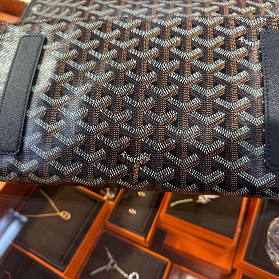 ✨持有香港正品正貨標籤(只做全新) ✨ Goyard SAINT LEGER BACKPACK 黑色背包-4